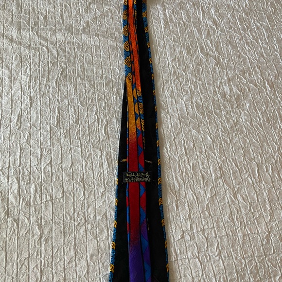 Rush Limbaugh No Boundaries Collection Silk Necktie Made In USA - Picture 2 of 6